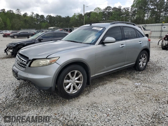 2008 Infiniti FX with VIN JNRAS08W68X201069, listed as a Copart auction lot 51753485 with 196,330 mi miles and Salvage Title. Bid and sale history available at DreamBid. Image 1.