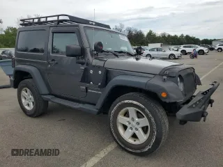 2017 Jeep Wrangler Sport with VIN 1C4GJWAG8HL608093, listed as a Copart auction lot 65006675 with 52,630 mi miles and Salvage title. Bid and sale history available at DreamBid. Image 4.