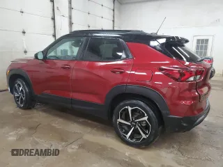 2023 Chevrolet TrailBlazer RS with VIN KL79MUSL0PB036275, listed as a Copart auction lot 46578245 with 26,879 mi miles and Salvage Title. Bid and sale history available at DreamBid. Image 2.