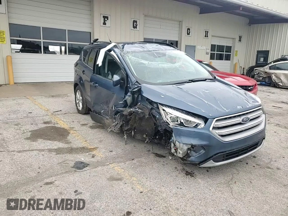 2019 Ford Escape SEL with VIN 1FMCU9HD1JUC78022, listed as a Copart auction lot 51519195 with 57,384 mi miles and Salvage Title. Bid and sale history available at carsss.com. Image 11.