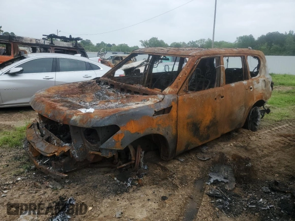 2019 Nissan Armada SL with VIN JN8AY2ND6K9089015, listed as a Copart auction lot 51477085 with 0 mi miles and Salvage Title. Bid and sale history available at carsss.com. Image 1.