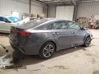 2024 Kia Forte LX with VIN 3KPF24AD3RE733497, listed as a Copart auction lot 46196015 with 14,496 mi miles and Salvage Title. Bid and sale history available at carsss.com. Image 3.