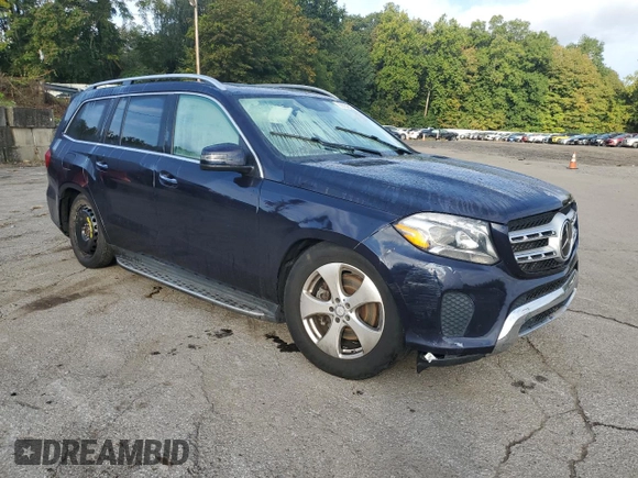 2017 Mercedes-Benz GLS with VIN 4JGDF6EE9HA983852, listed as a Copart auction lot 69682503 with 0 mi miles. Bid and sale history available at carsss.com. Image 4.