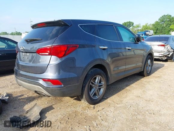 2018 Hyundai Santa Fe 2.4L with VIN 5NMZT3LB2JH092677, listed as a IAAI auction lot 42033763 with 158,039 mi miles and . Bid and sale history available at DreamBid. Image 4.