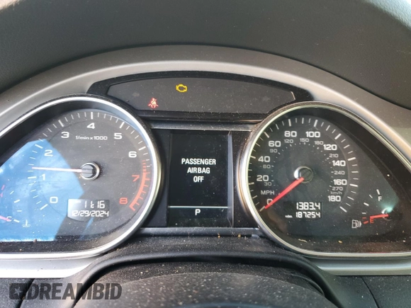 2013 Audi Q7 3.0T S line Prestige with VIN WA1DGAFE6DD004603, listed as a Copart auction lot 86686944 with 187,254 mi miles and Salvage Title. Bid and sale history available at carsss.com. Image 9.