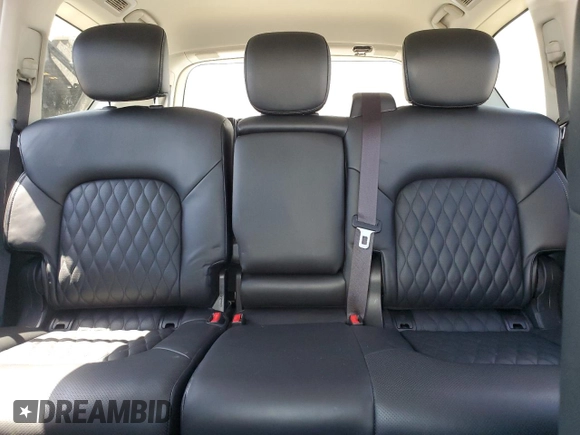 2019 Infiniti QX80 Luxe z VIN JN8AZ2ND9K9850729, wystawiony jako Copart lot #56846985 z przebiegiem 81 888 mil mil oraz Szkoda całkowita • Salvage title. Historia ofert i sprzedaży dostępna na DreamBid. Obrazek 10.