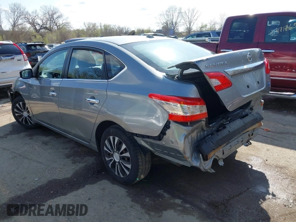 2013 Nissan Sentra SR with VIN 3N1AB7AP4DL645846, listed as a IAAI auction lot 41923706 with 39,328 mi miles and . Bid and sale history available at DreamBid. Image 3.