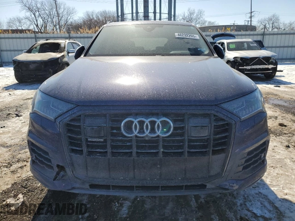 2023 Audi Q7 Premium Plus with VIN WA1LCBF71PD030402, listed as a Copart auction lot 46232265 with 24,295 mi miles and Salvage title. Bid and sale history available at DreamBid. Image 5.