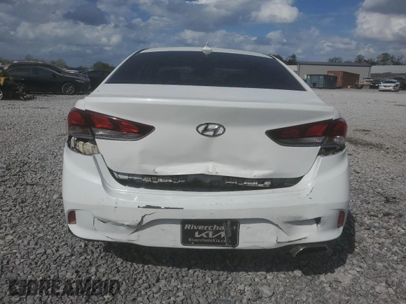 2019 Hyundai Sonata SEL with VIN 5NPE34AF7KH779961, listed as a Copart auction lot 52043225 with 77,965 mi miles and Salvage Title. Bid and sale history available at DreamBid. Image 6.