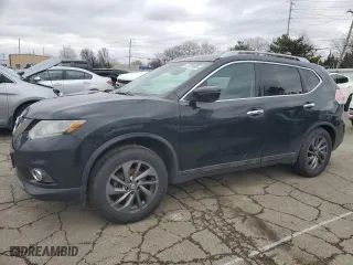 2016 Nissan Rogue SV with VIN 5N1AT2MV1GC832142, listed as a Copart auction lot 47725695 with 84,113 mi miles and Salvage Title. Bid and sale history available at carsss.com. Image 1.