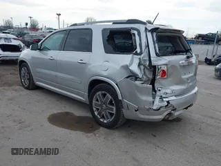 2011 GMC Acadia Denali with VIN 1GKKRTED3BJ408473, listed as a IAAI auction lot 41717368 with 204,518 mi miles and . Bid and sale history available at DreamBid. Image 3.