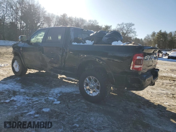 2021 Ram 2500 Laramie with VIN 3C6UR5FL3MG572811, listed as a Copart auction lot 45291775 with 75,730 mi miles and Salvage Title. Bid and sale history available at carsss.com. Image 2.