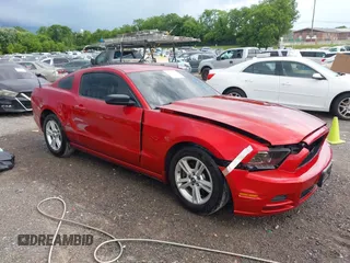 2013 Ford Mustang V6 with VIN 1ZVBP8AM9D5283332, listed as a IAAI auction lot 42471456 with 108,514 mi miles and . Bid and sale history available at DreamBid. Image 13.