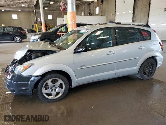 2004 Pontiac Vibe with VIN 5Y2SL64834Z430349, listed as a Copart auction lot 63217785 with 186,576 mi miles and Salvage title. Bid and sale history available at DreamBid. Image 1.