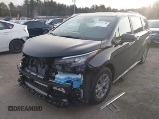 2024 Toyota Sienna XLE with VIN 5TDJSKFC9RS152557, listed as a IAAI auction lot 41898789 with 3,136 mi miles and . Bid and sale history available at DreamBid. Image 2.