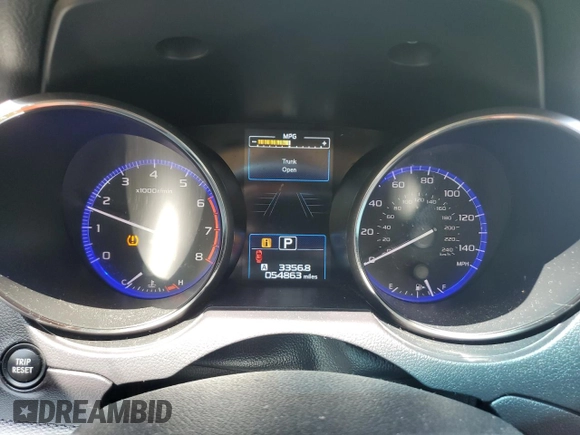 2017 Subaru Legacy Premium z VIN 4S3BNAH65H3032929, wystawiony jako Copart lot #61490195 z przebiegiem 54 863 mil mil oraz Szkoda całkowita • Salvage title. Historia ofert i sprzedaży dostępna na DreamBid. Obrazek 9.