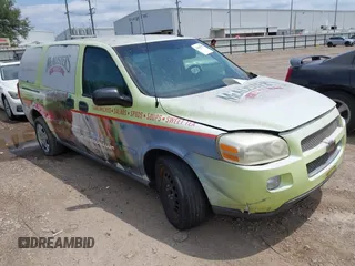 2008 Chevrolet Uplander LS Fleet z VIN 1GBDV13W48D208609, wystawiony jako IAAI lot #42196783 z przebiegiem 199 731 mil mil oraz . Historia ofert i sprzedaży dostępna na DreamBid. Obrazek 1.