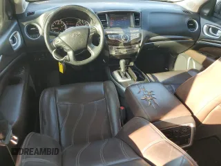 2015 Infiniti QX60 with VIN 5N1AL0MN8FC548333, listed as a Copart auction lot 55076595 with 131,308 mi miles and Salvage Title. Bid and sale history available at DreamBid. Image 8.