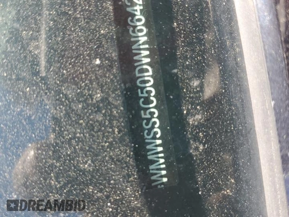 2013 MINI Paceman S with VIN WMWSS5C50DWN66425, listed as a Copart auction lot 49330595 with Not Provided miles and Salvage Title. Bid and sale history available at DreamBid. Image 13.
