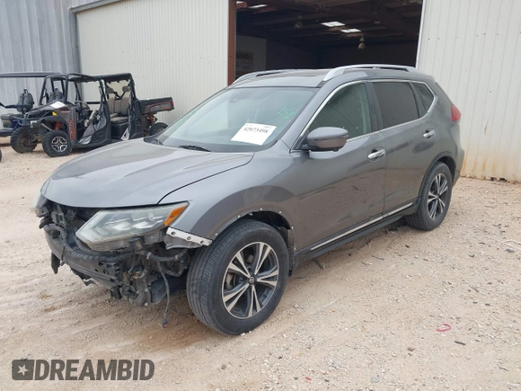 2017 Nissan Rogue SV with VIN 5N1AT2MT0HC889383, listed as a IAAI auction lot 42073498 with 319,134 mi miles and . Bid and sale history available at DreamBid. Image 2.