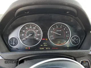 2015 BMW 3 Series 328i xDrive with VIN WBA3B5C51FF963410, listed as a Copart auction lot 85980084 with 122,385 mi miles and Salvage Title. Bid and sale history available at carsss.com. Image 9.