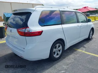 2015 Toyota Sienna LE AAS with VIN 5TDKK3DC4FS628853, listed as a IAAI auction lot 42188704 with 135,340 mi miles and . Bid and sale history available at DreamBid. Image 4.