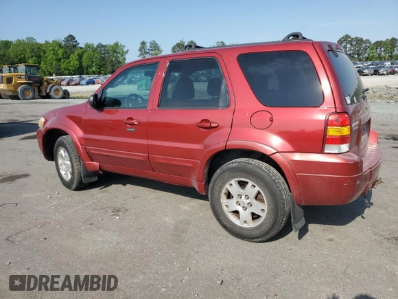 2007 Ford Escape Limited with VIN 1FMYU94147KA97549, listed as a Copart auction lot 55021385 with 231,533 mi miles and Salvage title. Bid and sale history available at DreamBid. Image 2.