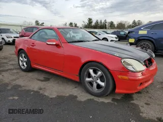 2003 Mercedes-Benz SLK 320 z VIN WDBKK65F93F271366, wystawiony jako Copart lot #81280154 z przebiegiem 186 333 mil mil oraz Szkoda całkowita • Salvage title. Historia ofert i sprzedaży dostępna na DreamBid. Obrazek 4.