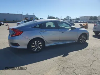 2018 Honda Civic EX with VIN 19XFC2F79JE201759, listed as a Copart auction lot 50547075 with 64,217 mi miles and Clean Title. Bid and sale history available at DreamBid. Image 3.