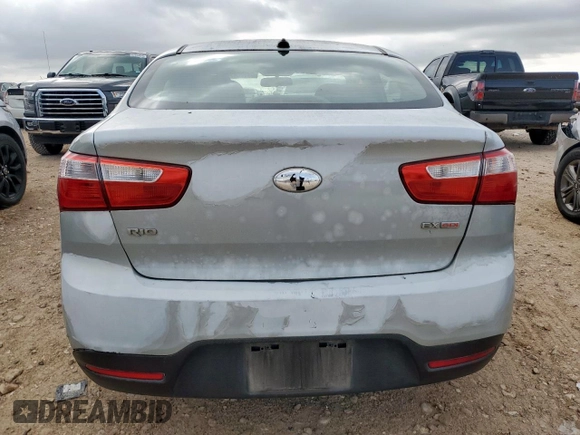 2013 Kia Rio EX with VIN KNADN4A38D6303580, listed as a Copart auction lot 63126825 with 103,675 mi miles and Salvage title. Bid and sale history available at DreamBid. Image 6.