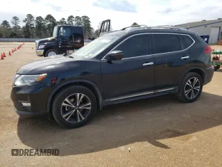 2017 Nissan Rogue SL with VIN 5N1AT2MVXHC864265, listed as a Copart auction lot 47185155 with 159,517 mi miles and Salvage title. Bid and sale history available at DreamBid. Image 1.