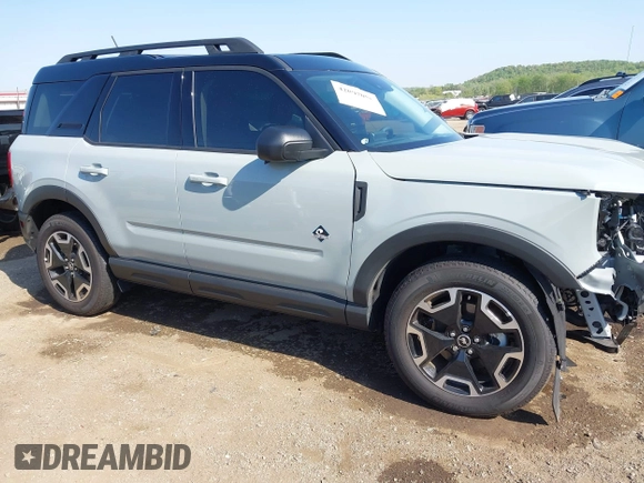 2023 Ford Bronco Sport Outer Banks with VIN 3FMCR9C6XPRD60485, listed as a IAAI auction lot 42007056 with 6,194 mi miles and . Bid and sale history available at DreamBid. Image 14.