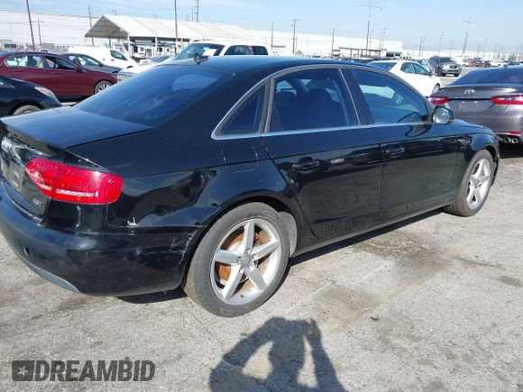 2012 Audi A4 2.0T Premium with VIN WAUAFAFL4CN004714, listed as a IAAI auction lot 41657987 with 111,403 mi miles. Bid and sale history available at carsss.com. Image 4.