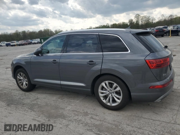 2019 Audi Q7 Premium Plus with VIN WA1LHAF73KD033550, listed as a Copart auction lot 54977045 with 51,044 mi miles and Salvage title. Bid and sale history available at DreamBid. Image 2.