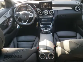 2016 Mercedes-Benz C 450 AMG with VIN 55SWF6EB2GU108099, listed as a Copart auction lot 52145215 with 10,367 mi miles and Salvage Title. Bid and sale history available at carsss.com. Image 8.