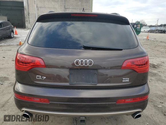 2014 Audi Q7 3.0L TDI Prestige with VIN WA1VMBFE9ED016362, listed as a Copart auction lot 41605365 with 156,321 mi miles and Clean Title. Bid and sale history available at carsss.com. Image 6.
