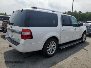 2015 Ford Expedition EL Limited with VIN 1FMJK2AT9FEF09515, listed as a Copart auction lot 59736964 with 170,245 mi miles and Salvage Title. Bid and sale history available at carsss.com. Image 3.