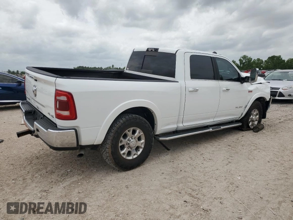 2022 Ram 2500 Laramie with VIN 3C6UR5FJ3NG219405, listed as a Copart auction lot 54243655 with 9,213 mi miles and Salvage Title. Bid and sale history available at carsss.com. Image 3.