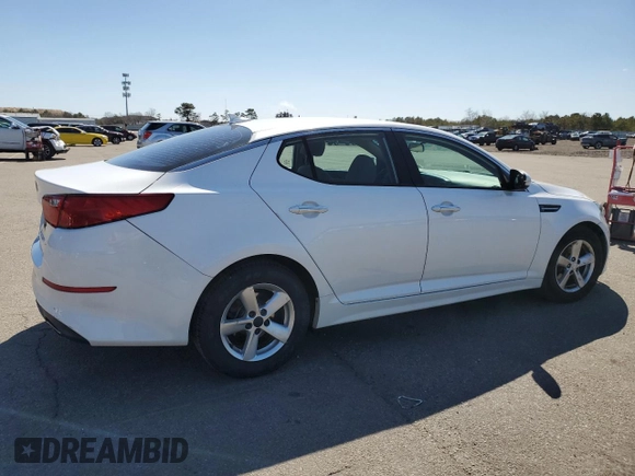 2015 Kia Optima LX with VIN KNAGM4A70F5640806, listed as a Copart auction lot 50364795 with 96,393 mi miles and Salvage Title. Bid and sale history available at carsss.com. Image 3.