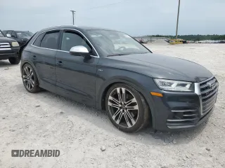 2018 Audi SQ5 Prestige with VIN WA1C4AFY2J2232006, listed as a Copart auction lot 59262384 with Not Provided miles and Salvage Title. Bid and sale history available at DreamBid. Image 4.