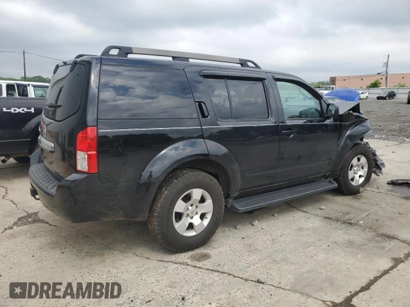 2011 Nissan Pathfinder S with VIN 5N1AR1NBXBC625013, listed as a Copart auction lot 57162565 with 129,077 mi miles and Salvage title. Bid and sale history available at DreamBid. Image 3.