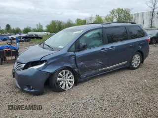 2017 Toyota Sienna XLE с VIN 5TDDZ3DC2HS164002, выставлен на аукционе Copart как лот 57118585 с пробегом 49 991 миль миль и Списание • Salvage title. История ставок и продаж доступна на DreamBid. Изображение 1.