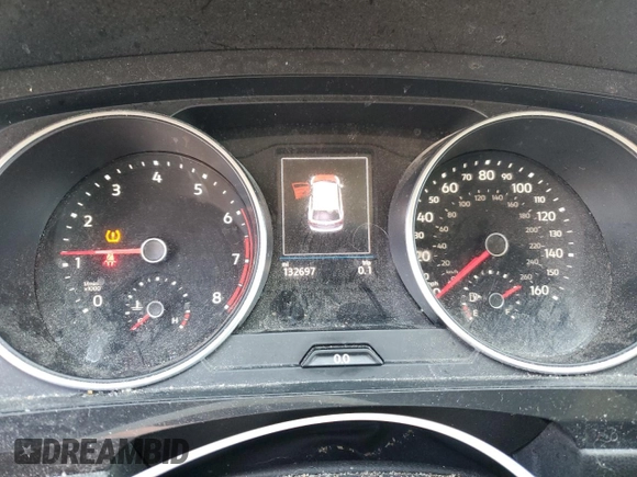 2019 Volkswagen Tiguan SE with VIN 3VV2B7AX5KM024450, listed as a Copart auction lot 52421675 with 132,697 mi miles and Salvage Title. Bid and sale history available at DreamBid. Image 9.