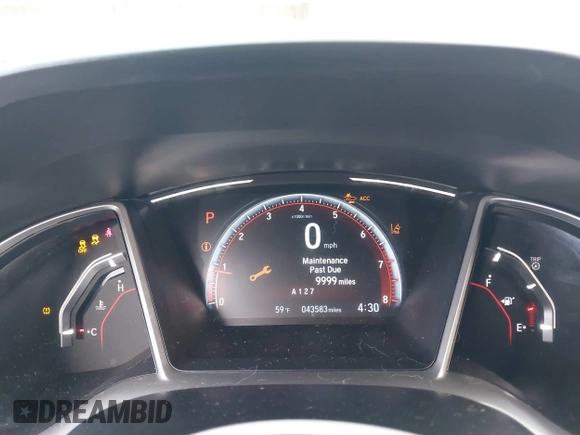 2021 Honda Civic Sport with VIN 2HGFC2F81MH515005, listed as a IAAI auction lot 41725843 with 43,583 mi miles and . Bid and sale history available at DreamBid. Image 7.