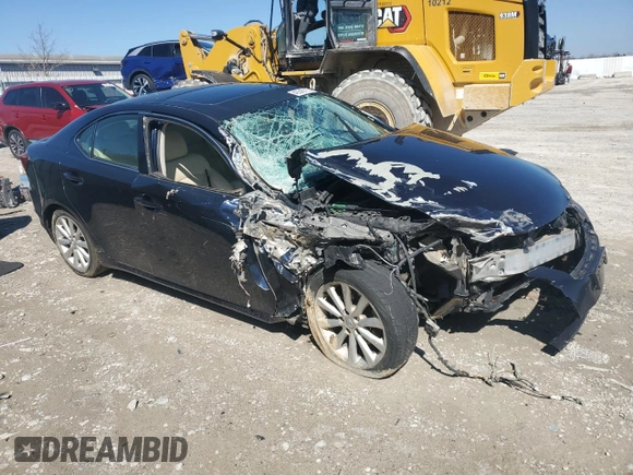 2009 Lexus IS with VIN JTHCK262395033312, listed as a Copart auction lot 49245715 with 220,644 mi miles and Salvage Title. Bid and sale history available at carsss.com. Image 4.