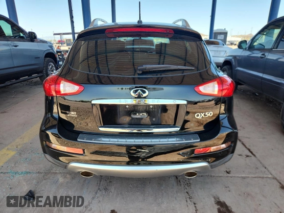 2017 Infiniti QX50 with VIN JN1BJ0RP0HM384262, listed as a Copart auction lot 59692955 with 101,846 mi miles and Salvage title. Bid and sale history available at DreamBid. Image 6.