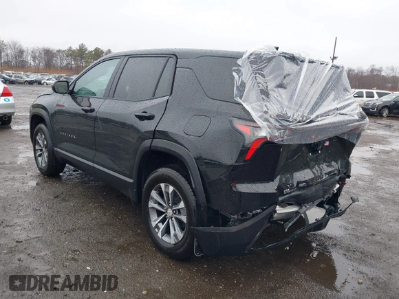 2025 Chevrolet Equinox AWD LT with VIN 3GNAXPEG8SL190562, listed as a IAAI auction lot 41863489 with 4,723 mi miles. Bid and sale history available at carsss.com. Image 3.