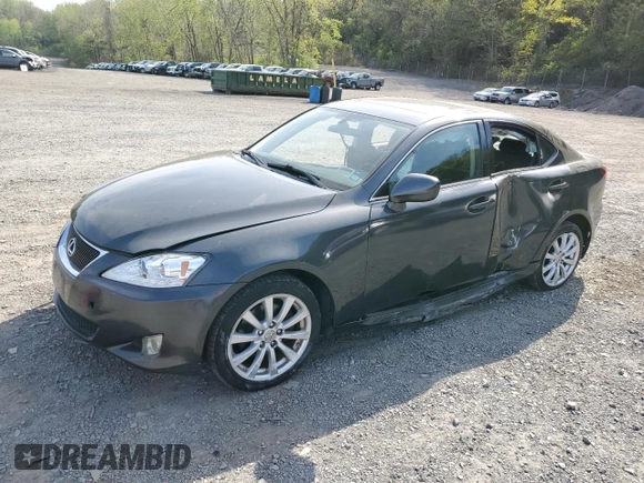 2006 Lexus IS 250 with VIN JTHCK262365003268, listed as a Copart auction lot 55077595 with 194,699 mi miles and Clean Title. Bid and sale history available at DreamBid. Image 1.