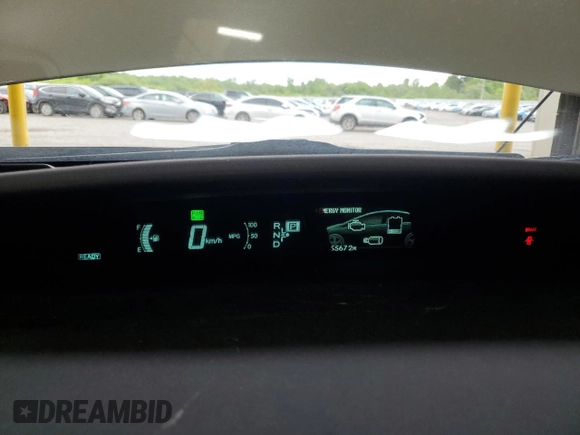 2015 Toyota Prius Four с VIN JTDKN3DU5F1889664, выставлен на аукционе Copart как лот 61120175 с пробегом 55 672 миль миль и Списание • Salvage title. История ставок и продаж доступна на DreamBid. Изображение 9.