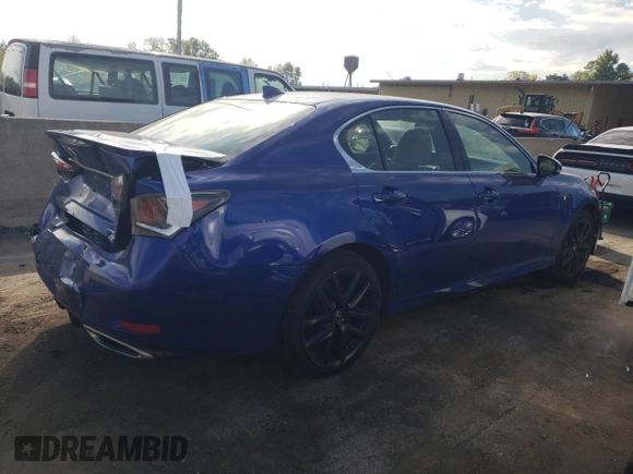 2016 Lexus GS 350 with VIN JTHCZ1BL3GA000285, listed as a Copart auction lot 72135184 with 79,400 mi miles and Salvage Title. Bid and sale history available at carsss.com. Image 3.